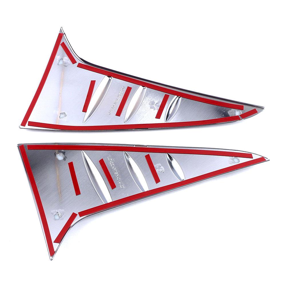 Для Toyota Sienna 4th 2024 2024 2024 автомобильный стиль карбоновый хромированный спойлер на заднее стекло боковое крыло треугольная крышка отделка молдинг украшение