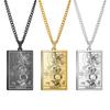 Dawapara Shadowscapes Tarot Первый набор карт Кулон-ожерелье Старшие Арканы Карты Таро Ювелирные изделия из нержавеющей стали