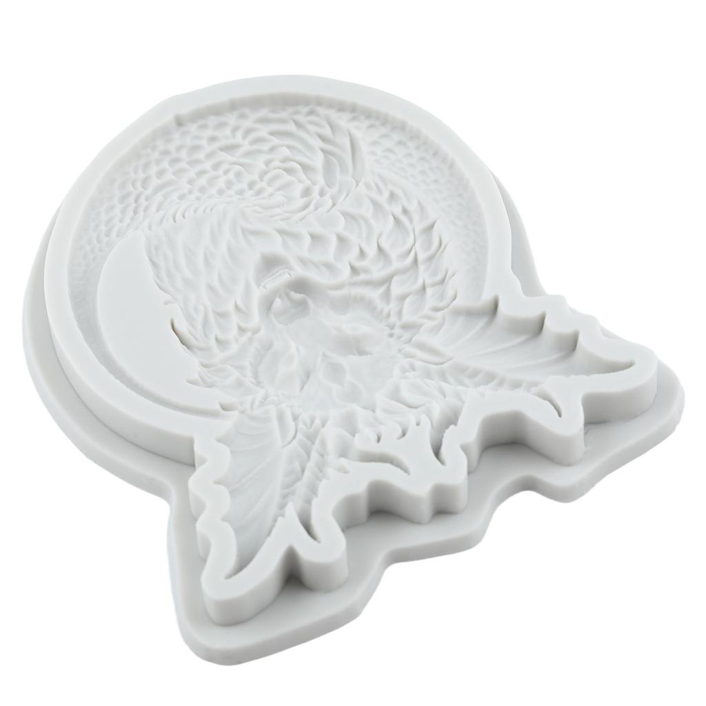 Dragon Silicone Mold Dragon and Wolf Head Fondant Molds Cake Decorating Tools Cupcake Topper Candy Sugar Craft Gum Paste Polymer Clay