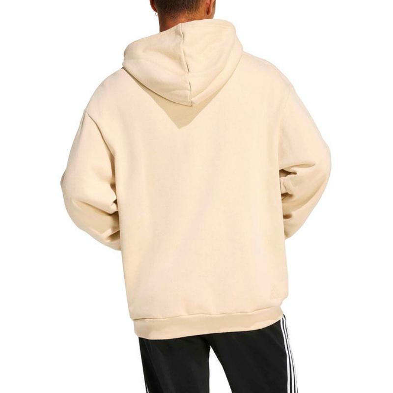 adidas Однотонный простой спортивный худи-пуловер с длинным рукавом для мужчин JZ5066