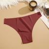 FINETOO Women Seamless and Traceless Panties Solid Color Underwear Soft and Comfortable Lingerie 12 Colors