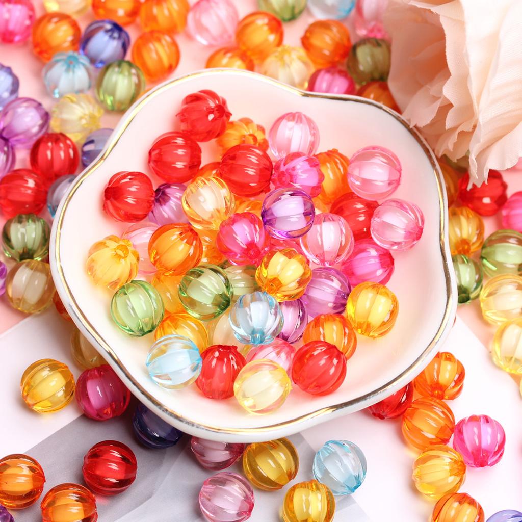 Акрил 8/10 мм арбуз ожерелье браслет сэндвич ремесла кулон DIY аксессуары 200 шт./100 шт. изготовление ювелирных изделий свободные бусины для дома