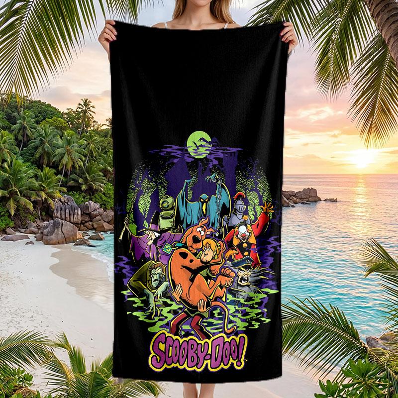 Large Beach Towel Quick Dry Absorbent Towel For Beach IndoorScooby-Doo
