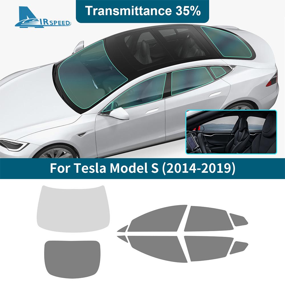 Солнцезащитная УФ-пленка Летняя Тонировочная Пленка Для Tesla Model S 2014 2015 2016 2017 2018 2019 Автомобильные Аксессуары для Передних Задних Боковых Стекол