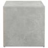 Drawer Box Concrete Grey 40.5 x 40 x 40 cm Wood Based Material