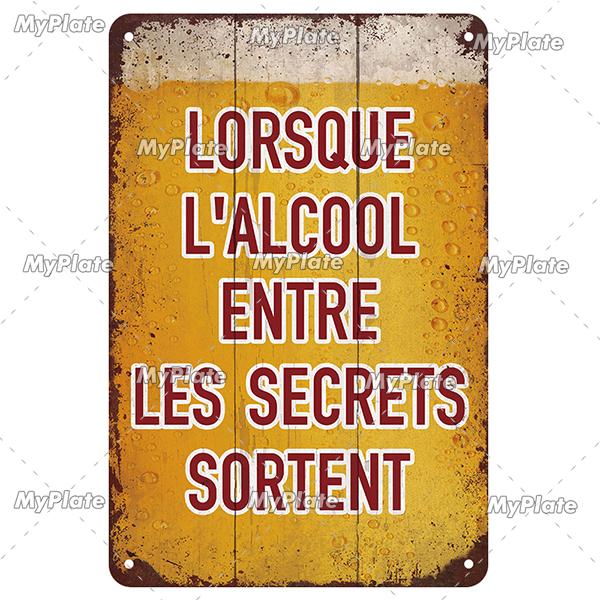 BU BAR Vin Beer металлическая табличка винтажная табличка алкоголь жестяная табличка настенный декор для бара клуб человек пещера искусство Джим пивной постер на заказ