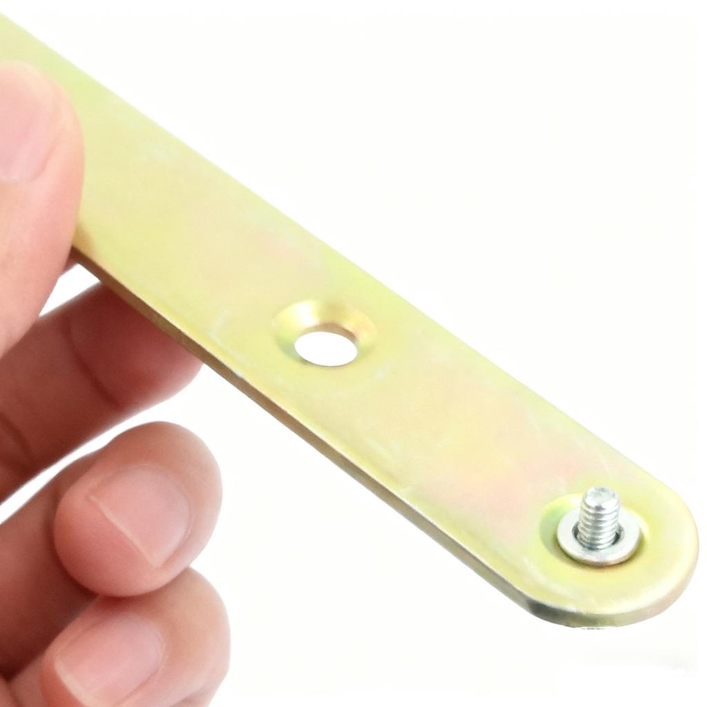 [50*50*19mm] Angle Bracket 90-degree Right-angle Furniture Fixator Iron Angle Bracket Connector T-shaped Iron Fixing Support Type Hardware Accessory