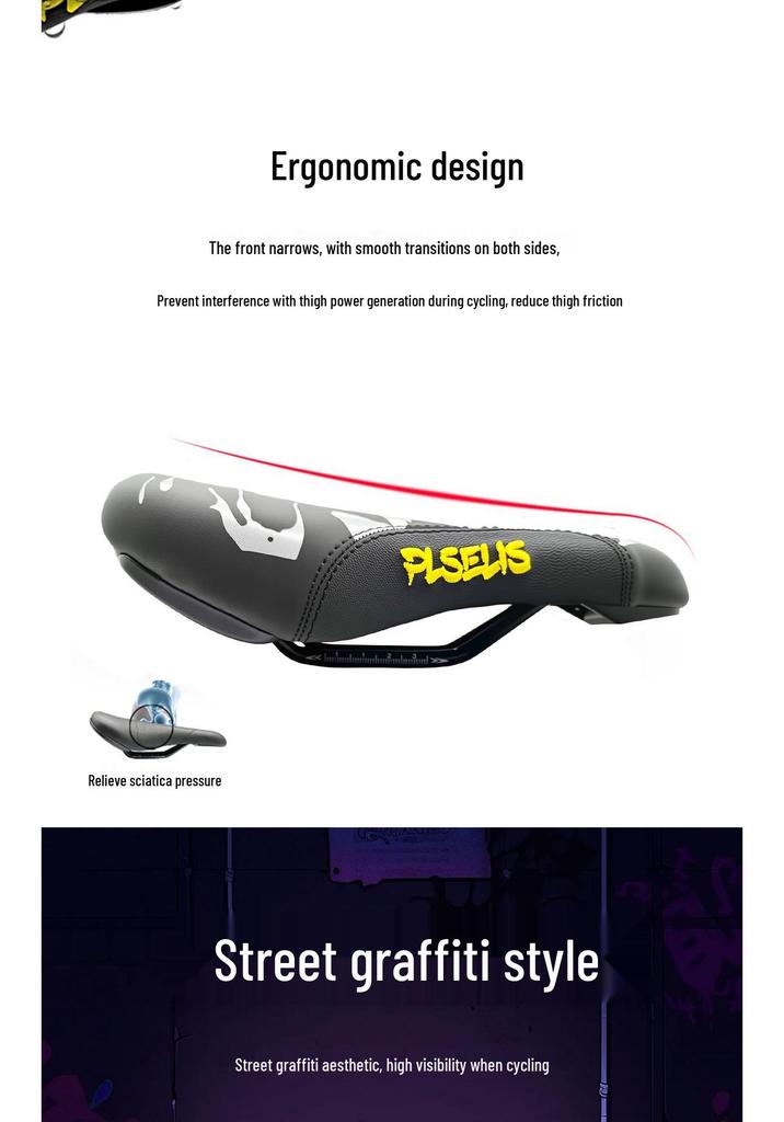 Pusley Soft & Comfortable Children's Bike Saddle for Riding and Climbing