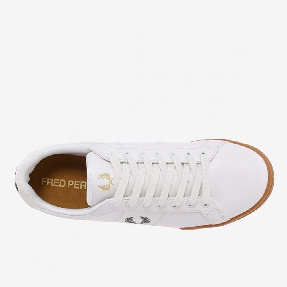 Fred Perry Унисекс Кроссовки 23fw B722 Кожаные