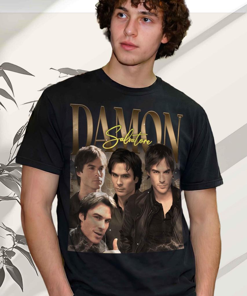 Футболка Damon Salvatore и детская футболка – Унисекс сувениры по Дневникам вампира