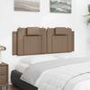 Headboard Cushion  Viana  Cappuccino Brown 120 cm Faux Leather