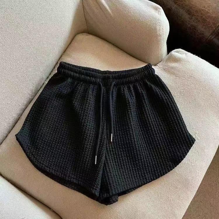 Спортивная одежда больших размеров, стильные летние пляжные струящиеся повседневные короткие брюки с высокой талией