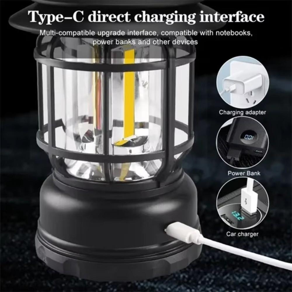 Battery Powered Solar Camping Light Waterproof Solar Emergency Lamp Solar Camping Lantern Fishing
