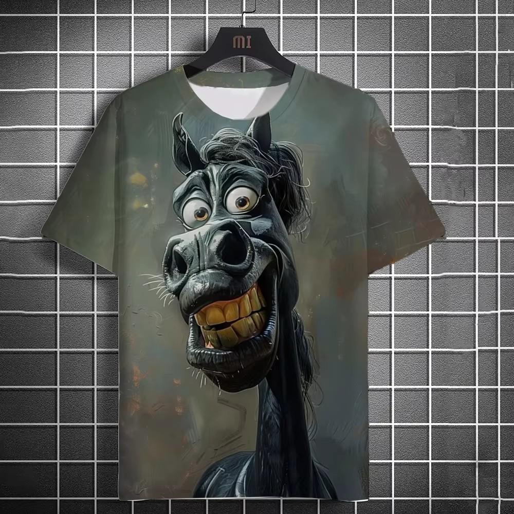Японская футболка для мужчин Футболки с изображением механических персонажей Футболки с коротким рукавом и принтом Футболки для активного отдыха Мужская одежда больших размеров Топы