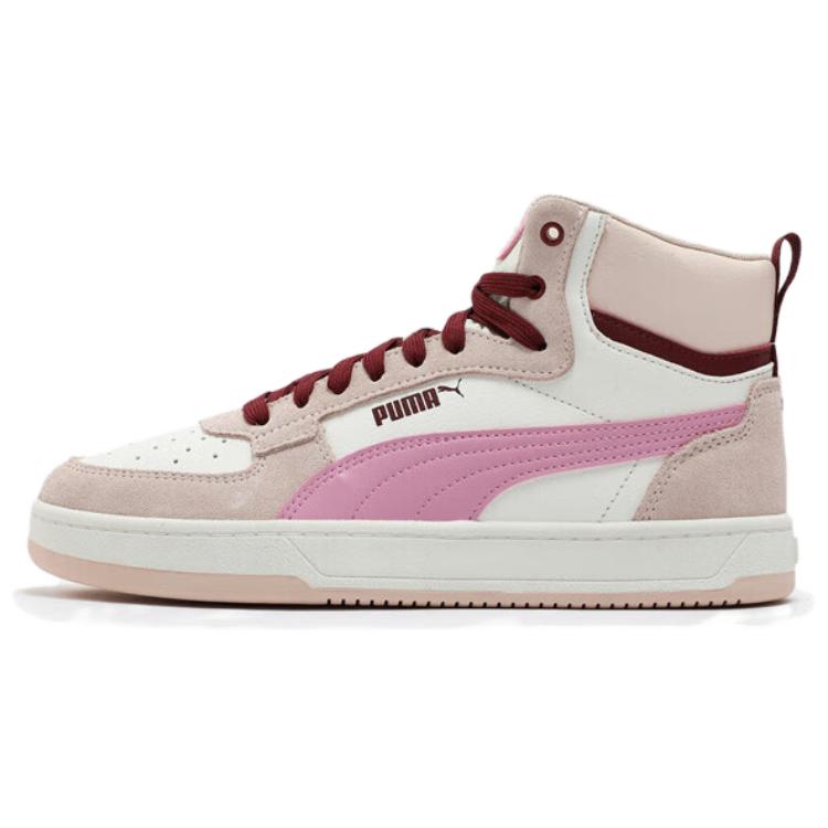 Puma Caven 2.0 Mid Retro Fashion Comfortable Sneakers Unisex Sneakers White Pink 402242-02