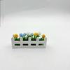 Miniature Rose Fence Flower Set: Figurine Photo Props & Mini Potted Plant for Balcony Partition Home Decor.