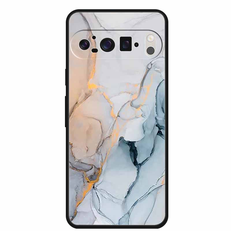For Google Pixel 10 Pro XL 5G Case Fashion Marble TPU Soft Silicone Back Cover Phone Cases Shockproof Mica Painted Para Capa New