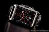 JMW TOKYO Square Black Square Rectangular Limited Edition Seiko Quartz Leather Genuine Simple Popular for Day Gift to 300 pieces Men's Watch, & Red,