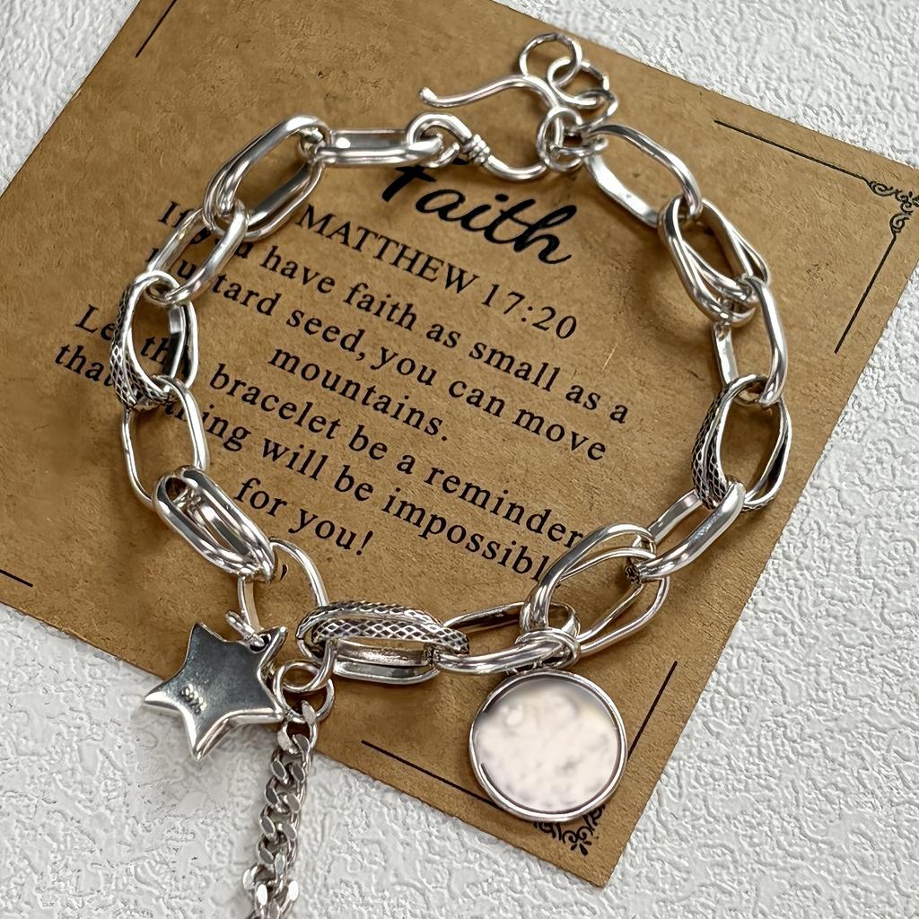 VENTFILLE 925 Sterling Silver Punk Bracelet For Women Niche Temperament Hyperbole Fashion Chain Versatile Jewelry Gift Dropship
