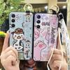 Cute Soft Case Phone Case For Samsung Galaxy A17 Back Cover Anti-knock Cartoon Waterproof Phone Holder Protective Ring