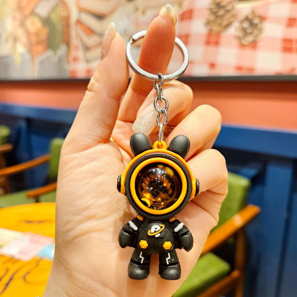 Путешествие к звездному небу брелок астронавт-кролик креативный брелок для ключей автомобиля подвеска подарок для пары кукла подвеска для сумки