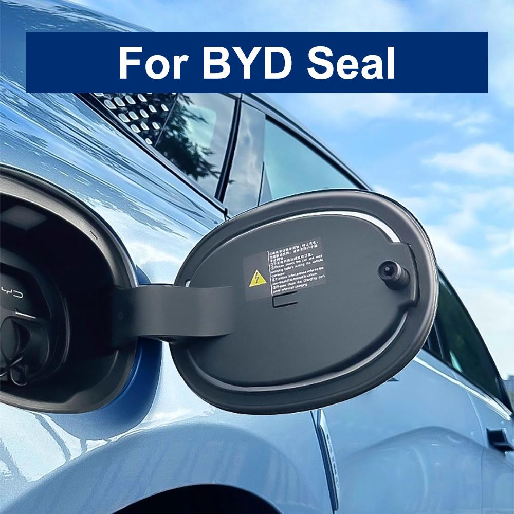 Для BYD Seal EV Крышка порта зарядки Кольцо-уплотнитель крышки бака Водонепроницаемая пылезащитная Защитная Автомобильные аксессуары