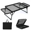 Rloao Field Hopper Camping Table with Mesh Side Folding 90cm Wide X 40cm Deep X 26cm Large Storage Bag Perfect for Outdoor Use Table, Heat-Resistant,