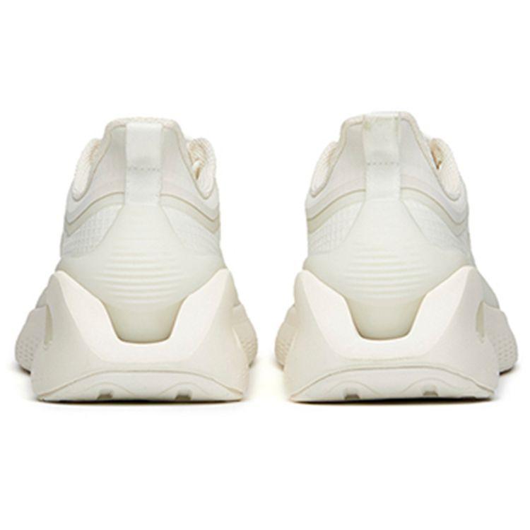 Anta Breaking Wind Lightweight Shock Absorbing Durable Non-Slip Low-Top Running Shoes Men Sneakers Ivory-White 912135510-1
