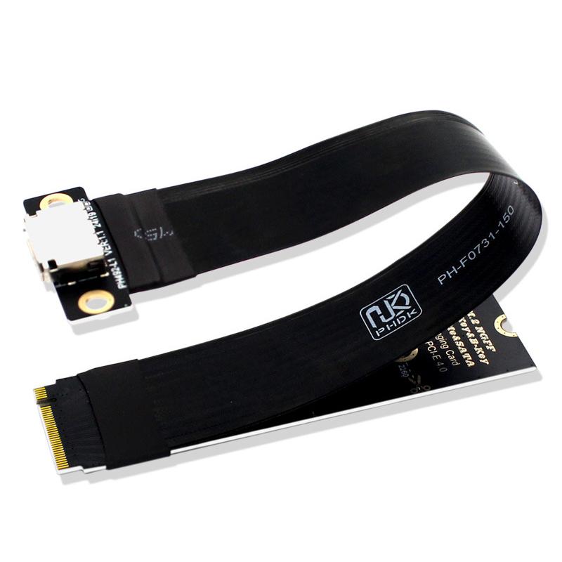Удлинительный кабель M.2 Nvme To Oculink 4I для SSD видеокарты M2 M Key к Sff-8611 Sff-8612 адаптерный кабель для настольного компьютера ноутбука