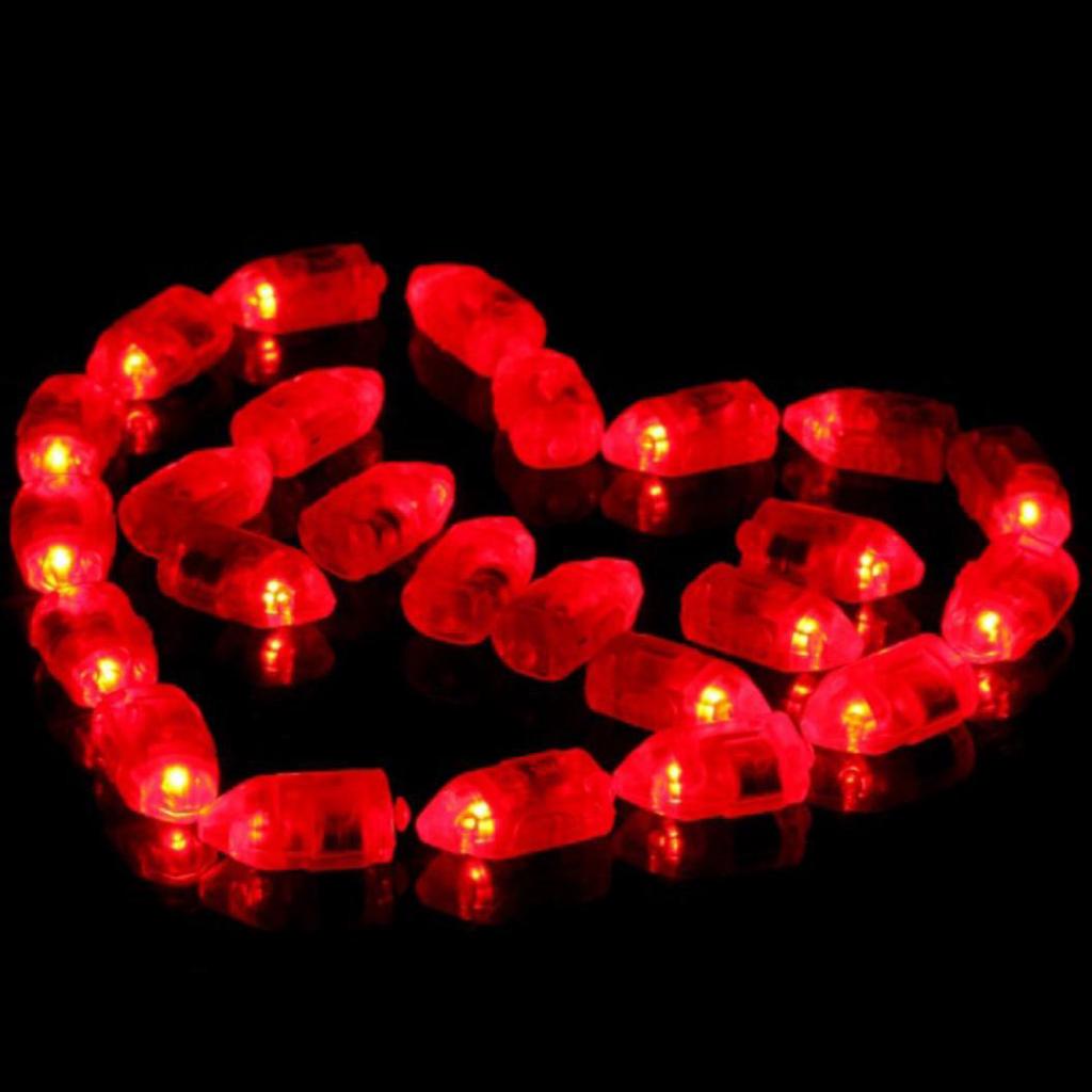 10 шт. светодиодный фонарь мини водонепроницаемый пуля свадьба день рождения вечеринка декор ARI