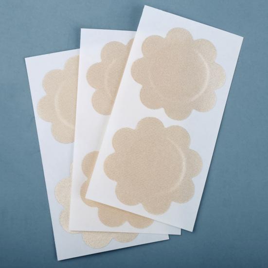 Nipple Cover Disposable Nipple Pasties Invisible Nipple Petals Cover Thin Satin Nipple Breast Stickers Self-Adhesive No Show Bra