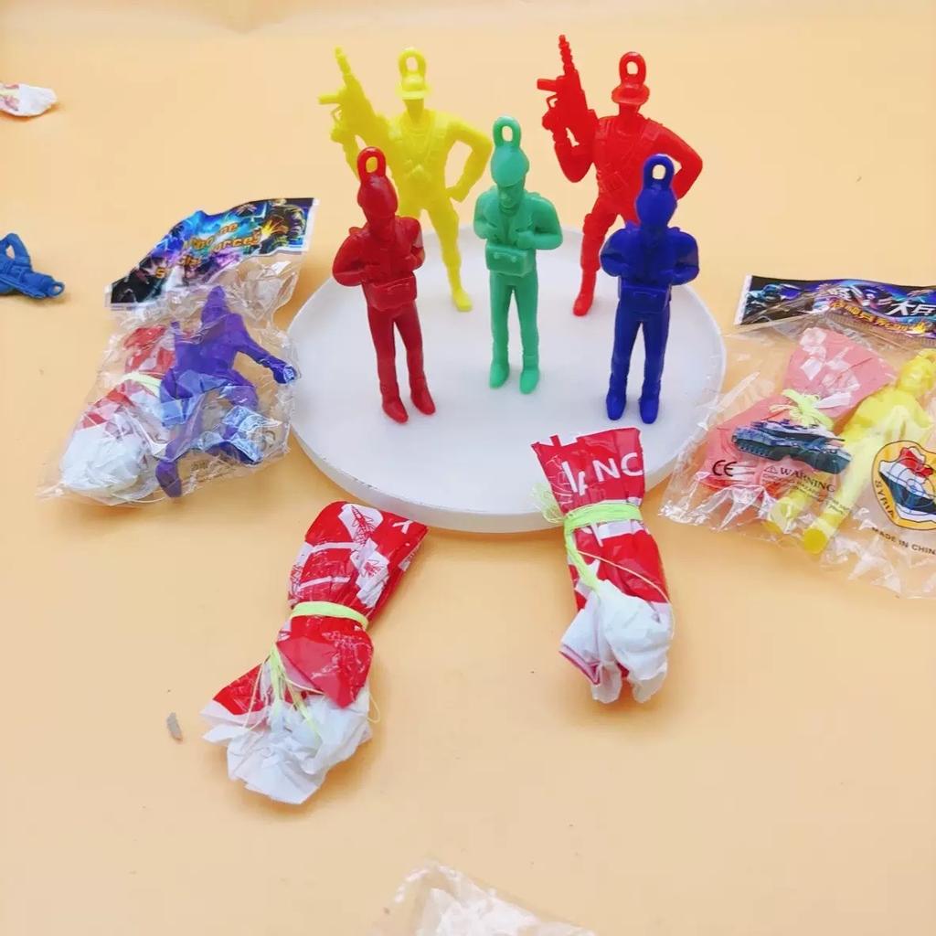 Игрушки-парашюты для мини-солдатиков, запускаемые вручную, для детей, веселые игры, спортивные игры на свежем воздухе, развивающие подарки для детей