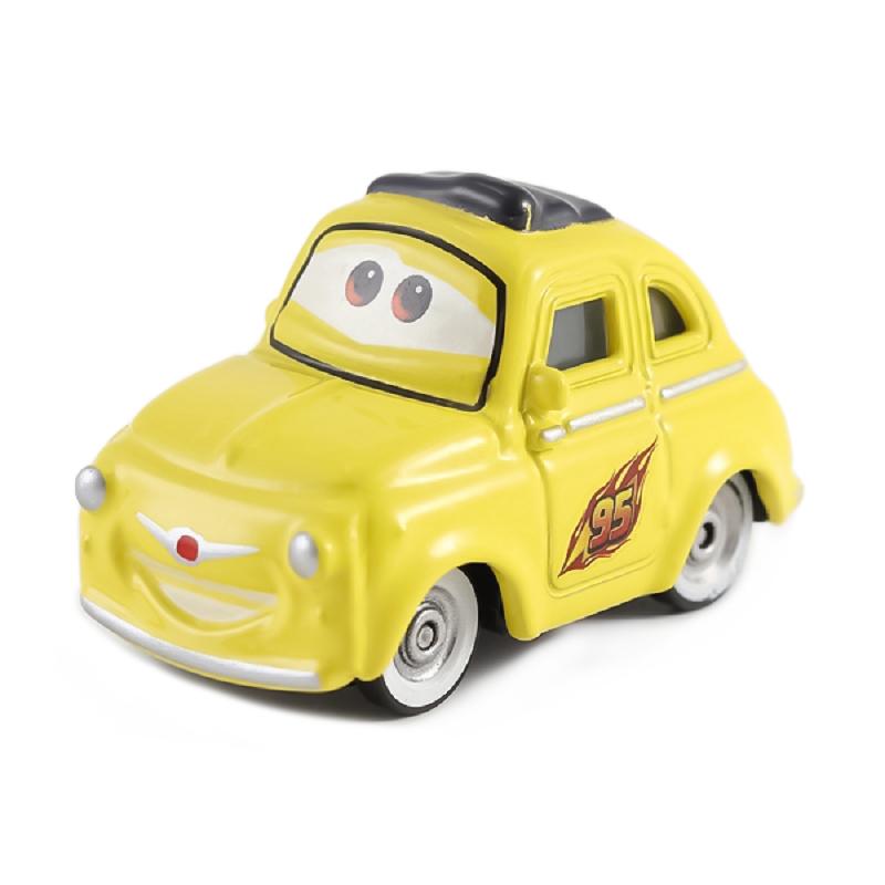 Игрушки из мультфильма Тачки Pixar Подарки 95 Молния Маквин Модель Игрушечная машинка 1:55 Литье под давлением из металла Детские подарки Аниме Фигурка Гоночная машина Игрушки