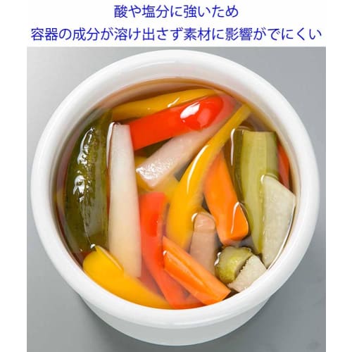 Takagi Metal Heat-Resistant Storage Container, Canister, Enamel, 14cm, 1.9L, Dishwasher Safe, FS-14W