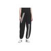 Striped Cuffed Sports Casual Pants Women Bottoms Black IK7622