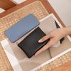 Сплошной цвет тонкий кошелек портативный модный минималистичный кошелек портмоне деньги дело