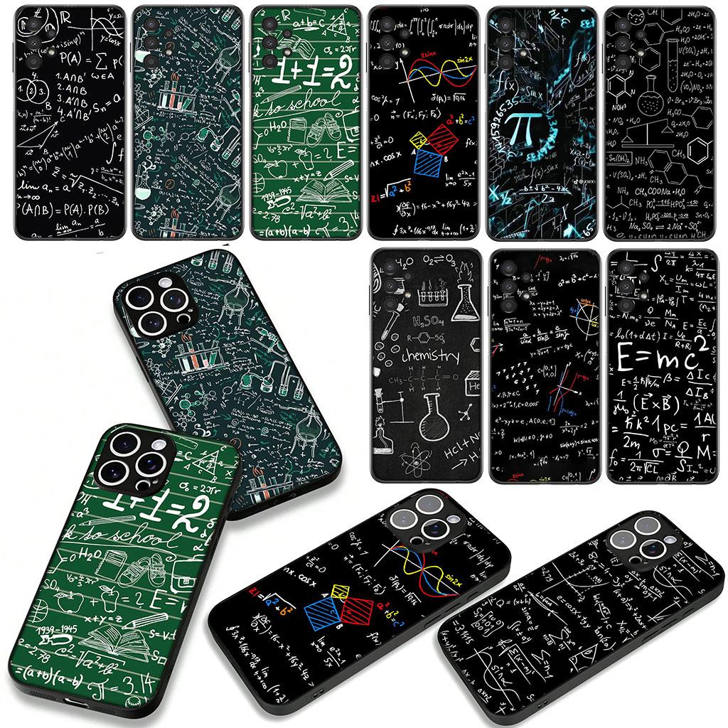 Science Chemical Maths Equation Formula Phone Cover Case for Huawei P30 P20 P10 Mate 10 20 Pro Lite Y9A Y8S P Smart Y7 Y9 Prime