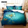 Комплект постельного белья Pretty Butterfly, комплект пододеяльников, постельное белье с 3D-печатью, комплект постельного белья размера Queen, модный дизайн