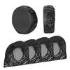 Atutomo Tire Cover, 4 Pieces, Tire Wheel Cover, Vinyl + Hook Design +