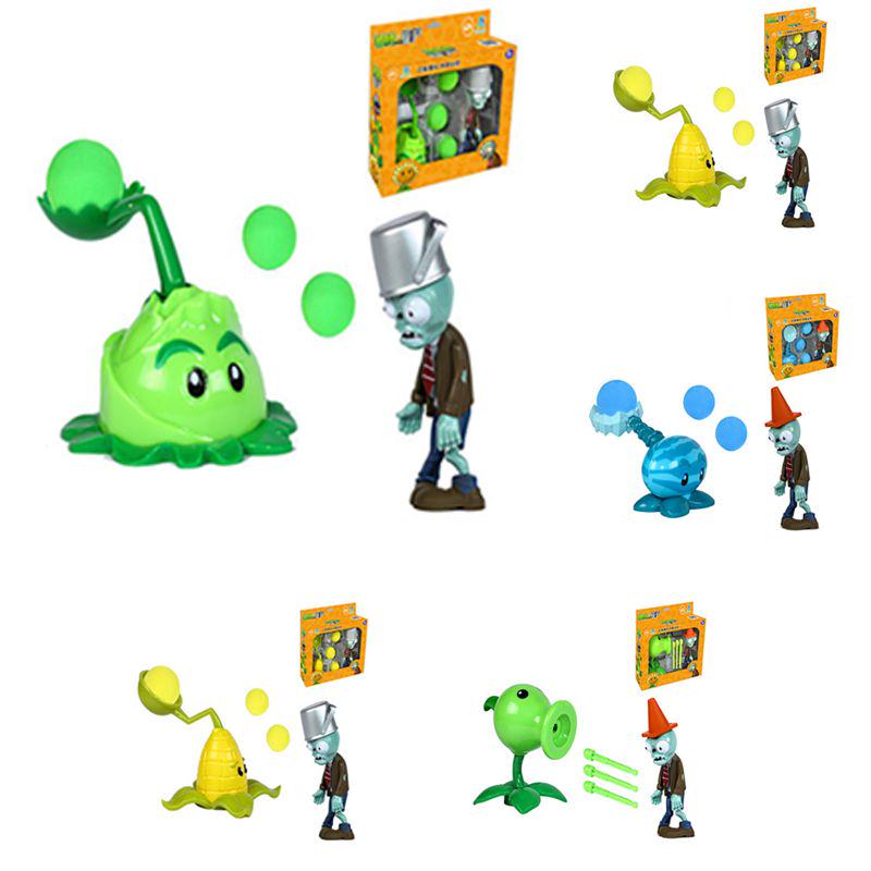Увлекательный игровой набор Plants Vs Zombies с яркими мини-фигурками для детей
