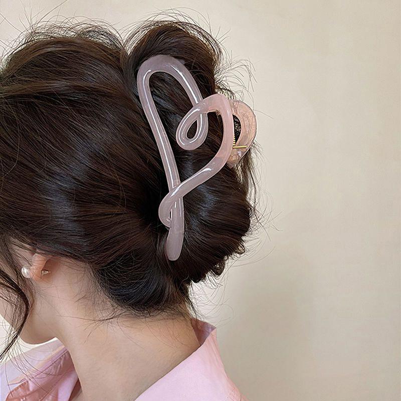 Большие заколки-крабы для густых волос, аксессуары, женский головной убор, Ins, пластиковые, зажим-краб, заколки для волос, подарки