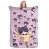 Game Love and Deepspace Cartoon Warm Blankets  Kids Plush Bedding Throws Street Trend Living Room Flannel Bedspread Bed Cover
