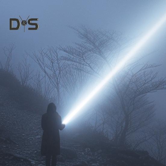 High Powered Flashlight 4 Modes Adjustable Super Bright Waterproof Zoomable Rechargeable Tactical Flashlight with Power Display