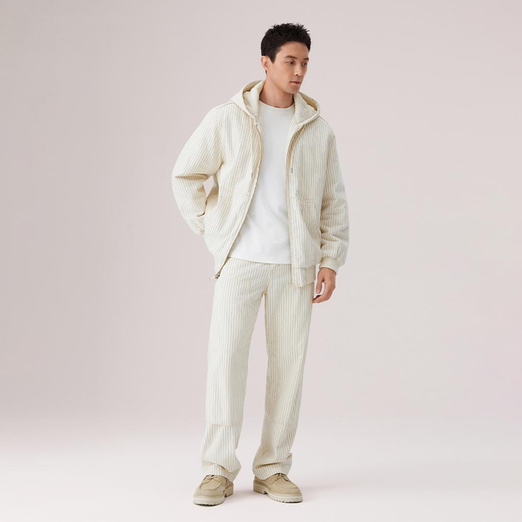 Levis Свободный Классический Дизайн Удобная Ткань Простая Мода Повседневный Универсальный Высококачественная Стеганая Куртка Унисекс куртки A3222-0019