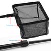 Fishing Landing Net with Telescoping Pole Long Handle Multipurpose Swimming Pool Leaf Skimmer Net Ultra Fine Mesh Netting Bag