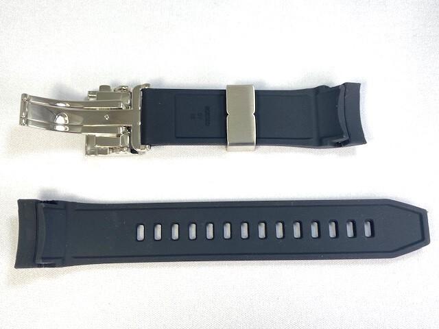 R01Z011J0 SEIKO Astron 22 мм Силиконовый ремешок с пряжкой, Черный, SBXB015/ 8X82-0AC0