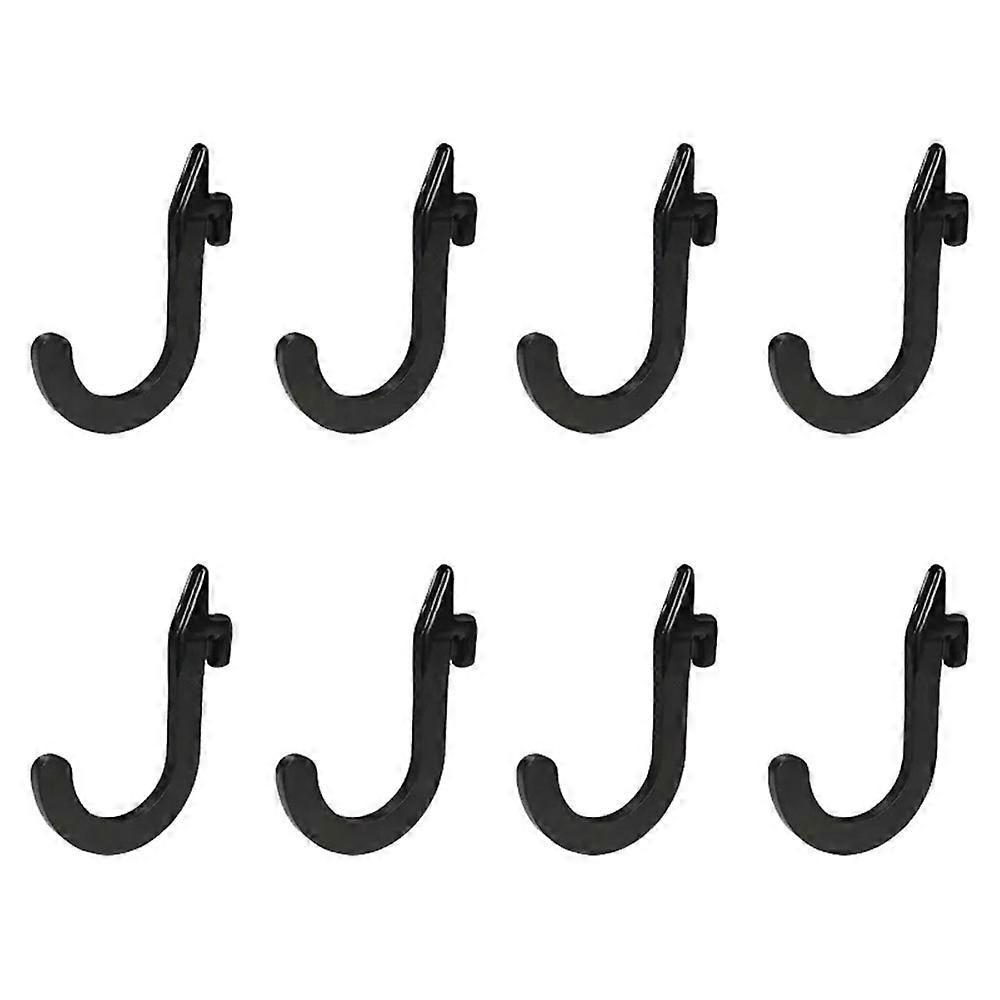8PCS Squat Rack Accessories Hook Holder,Power Rack Attachments Hooks,DIY Storage Hook for Resistance Bands Barbell