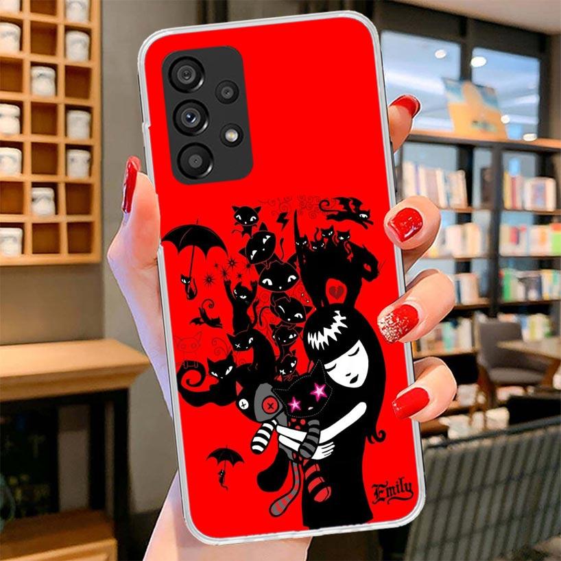 Comics Emily The Strange Phone Case For Samsung Galaxy A17 A37 A57 A16 A26 A36 A56 A15 A25 A35 A55 A14 A24 A34 A54 A13 A23 A33 A