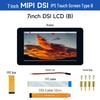 7-дюймовый IPS-дисплей 800x480 с интерфейсом DSI, 5-точечный емкостный сенсорный экран, опциональный корпус
