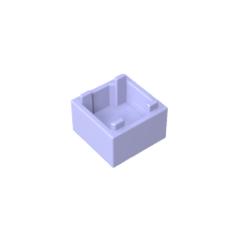 Gobricks GDS-90062 Контейнерная коробка 2x2x1 Сверху открывающийся Совместим с Строительными блоками 35700
